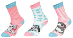 Trenýrkárna 3PACK gyerek zokni Disney Állatok többszínű (39132/pink) 27/30