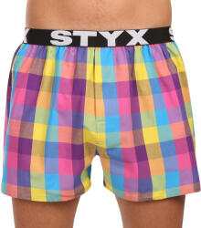 Styx Férfi bő szárú boxeralsó Styx sportos gumipánt többszínben (B0104) XXL