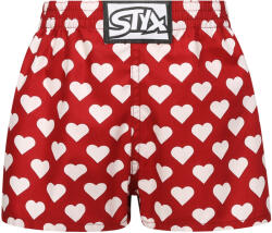 Styx gyerek bő szárú boxeralsó Styx art klasszikus gumipántszívek (J1951) 9-11 éves