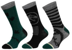 Trenýrkárna 3PACK gyerek zokni Jurassic World többszínű (39267/green) 31/34