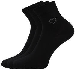 Lonka 3PACK fekete Lonka zokni (Filiona)