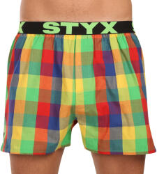 Styx Férfi bő szárú boxeralsó Styx sportos gumipánt többszínben (B0105) XL