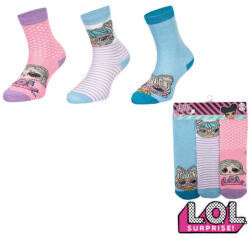 Trenýrkárna 3PACK LOL gyerek zokni többszínű (38766/blue) 23/26