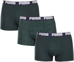 PUMA 3PACK zöld Puma férfi boxeralsók (701237583 003) XL