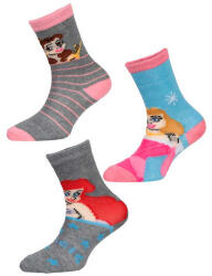 Trenýrkárna 3PACK Disney Princess gyerek zokni többszínű (38291/pink) 31/34