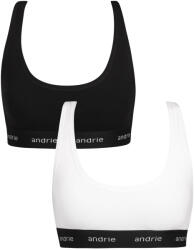 Andrie 2PACK Többszínű Andrie női melltartó (PS 2893-black/white)