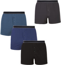 Andrie 4PACK férfi bő szárú boxeralsó Andrie sportos gumipánt többszínű (PS 5877S) L