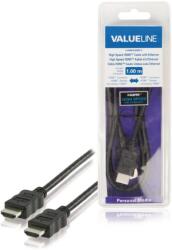 Valueline Cablu HDMI de mare viteza cu functie Ethernet 1m VALUELINE (VLMB34000B10) - habo