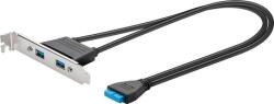 Goobay Placa USB 2x USB 3.0 montare pe placa de baza PC Goobay (95369)