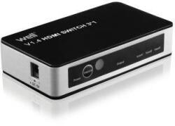 Well Switch HDMI 3 intrari 4K V1.4 cu telecomanda Well (SW-HDMI1.4/3-RC-WL) - habo