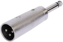 BST Adaptor audio tata XLR - JACK 6.35 tata MONO metal BST 18-5567 (18-5567)
