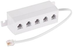 Cabletech Cablu adaptor telefonic RJ11 6P4C la 5x6P4C pe fir Cabletech (TEL0018)
