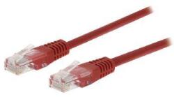 Valueline Cablu CAT5e UTP de retea RJ45 8P8C tata - RJ45 8P8C tata 2m rosu Valueline (VLCT85000R20) - habo