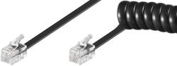 Goobay Cablu telefonic receptor spiralat 2m RJ10 4p4C Goobay (50270)