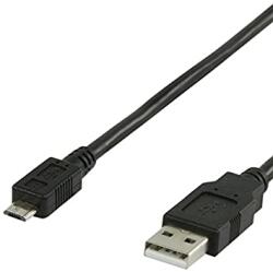 Valueline Cablu USB 2.0 tata - micro USB tata 1m negru VALUELINE (VLCB60500B10) - habo