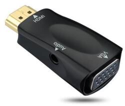 Well Adaptor HDMI tata la VGA mama cu audio 3.5 mm Jack stereo Well (ADAPT-HDMIM/VGAF/A-WL)