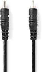 Nedis Cablu audio digital coaxial RCA tata - RCA tata 2m negru Nedis (CAGB24170BK20)