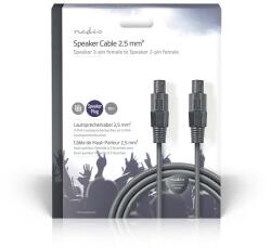Nedis Cablu difuzor 2.5mm SPEAKON 2-pini mama 10m gri Nedis (COTG16000GY100)