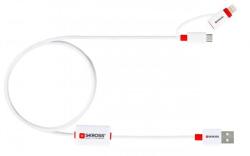 SKROSS Cablu USB Skross Buzz Line A tata - micro USB A tata 1m alb (CABLE-UUSB/BUZZ-1.0WE-SKRS) - habo