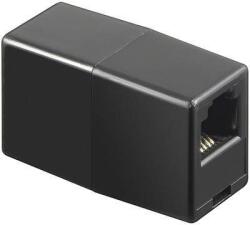 Goobay Adaptor prelungire RJ11 mama-mama negru Goobay (50593)