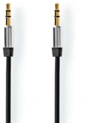 Nedis Cablu Audio Stereo Nedis Jack 3.5 mm - 3.5 mm 1m negru (CAGP21250BK10) - habo