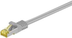 Goobay Cablu patch SFTP PiMF CAT7 mufat 3m gri cupru ecranat Goobay (71719) - habo