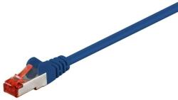 Goobay Cablu SFTP PiMF CAT6 albastru 1.5m patchcord cupru ecranat 2x RJ45 Goobay (95576) - habo
