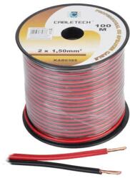 Cabletech Cablu difuzor cupru 2x1.5mm rosu/negru Cabletech KAB0385 (KAB0385)