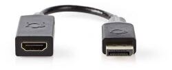 Nedis Cablu adaptor 4K DisplayPort v1.2 tata - HDMI mama 0.2m gri Nedis (CCBW37150AT02) - habo