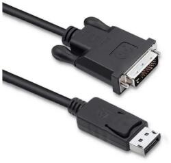 Qoltec Cablu DisplayPort la DVI-D (24+1) 1.8m negru 50364 QOLTEC (50364-QOLTEC)