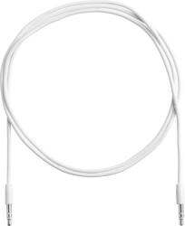 eSTUFF Cablu audio stereo Jack 3.5 mm tata-tata 1m alb eSTUFF (ES84400-1M-WHITE)