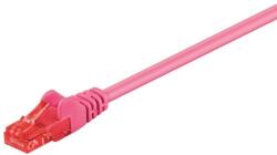 Goobay Cablu UTP CAT6 mufat 2m RJ45-RJ45 patch cord rosu Goobay (95270) - habo