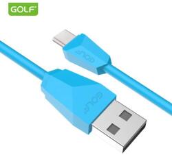 GOLF Cablu USB la USB Type C Golf Diamond Sync Cablu albastru 1m 2A GC-27t (GC-27t-CYAN) - habo