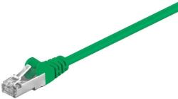 Goobay Cablu FTP verde CAT5E 0.25m RJ45-RJ45 Goobay (95207)