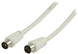 Valueline Cablu coaxial pentru antena tata - coaxial mama 3m alb dublu ecranat Valueline (VLSP40000W30)
