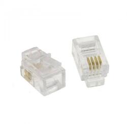 Well Mufa modulara telefon RJ10 4P4C contacte aurite Well (TEL-0002-WL)
