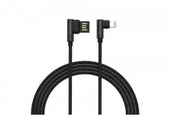 GOLF Cablu Golf Pudding iPhone 48I 1m 2.4A negru (GC-48I-B) - habo