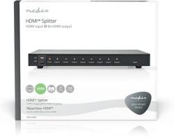 Nedis Splitter HDMI 4K 30Hz 8-porturi 1x intrare HDMI - 8x iesiri HDMI Nedis (VSPL3468AT) - habo