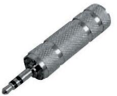 Cabletech Adaptor Jack 3.5 mm la Jack 6.3 mm metal Cabletech (ZLA0322) - habo