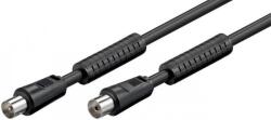 Goobay Cablu antena Coaxial tata - Coaxial mama 5m negru Goobay (50730)