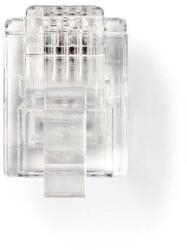 Nedis Set conectori RJ11 tata transparent 10buc NEDIS (TCGP90923TP)