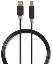 Nedis Cablu USB 2.0 A tata - USB-B tata imprimanta 3m antracit Nedis (CCBW60100AT30) - habo