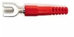 GBC Papuc electric izolat tip furca 6mm rosu ST-6MM/32A/RD GBC 18.5027. 00 (18.5027.00)