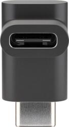Goobay Adaptor USB TYPE C la USB TYPE C 90 20x10x10mm negru Goobay (55556) - habo