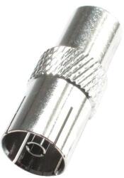 Somogyi Elektronic Mufa mama coaxiala metal se poate infileta direct pe cablu RG6 HOME (FST 2)