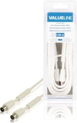 Valueline Cablu antena coaxial 100dB coaxial tata - coaxial mama 5m alb Valueline (VLSB40010W50)