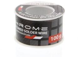 CHROME Fludor 100gr 1.0mm SN60 PB40 Flux 2% Chrome (TIN-100GR/1.0MM-CHR) - habo