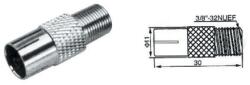 Cabletech Adaptor tv mama la F mama cupru Cabletech ZLA0601 (ZLA0601) - habo