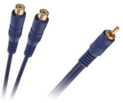Cabletech Cablu adaptor Y RCA la 2x RCA mama 0.2m Cabletech (KPO2615) - habo