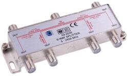 Cabletech Spliter 6 cai power pass 5-2450Mhz Cabletech (ZLA0638) - habo